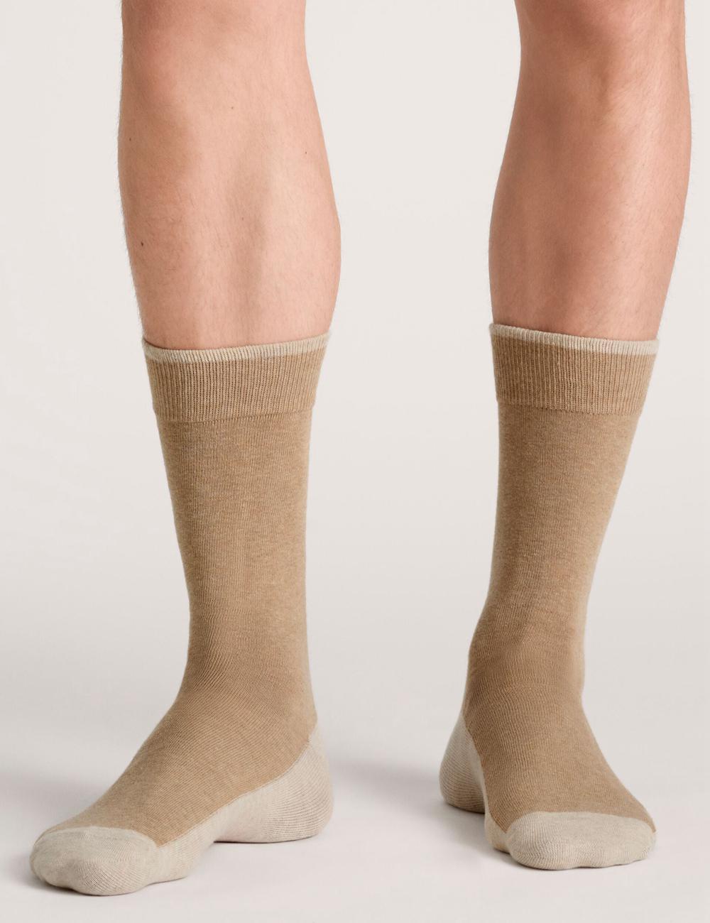 Ted Baker 3 Pack Geometric Stripe Crew Men Socks Medium Grey | UAE  61392-AFBC
