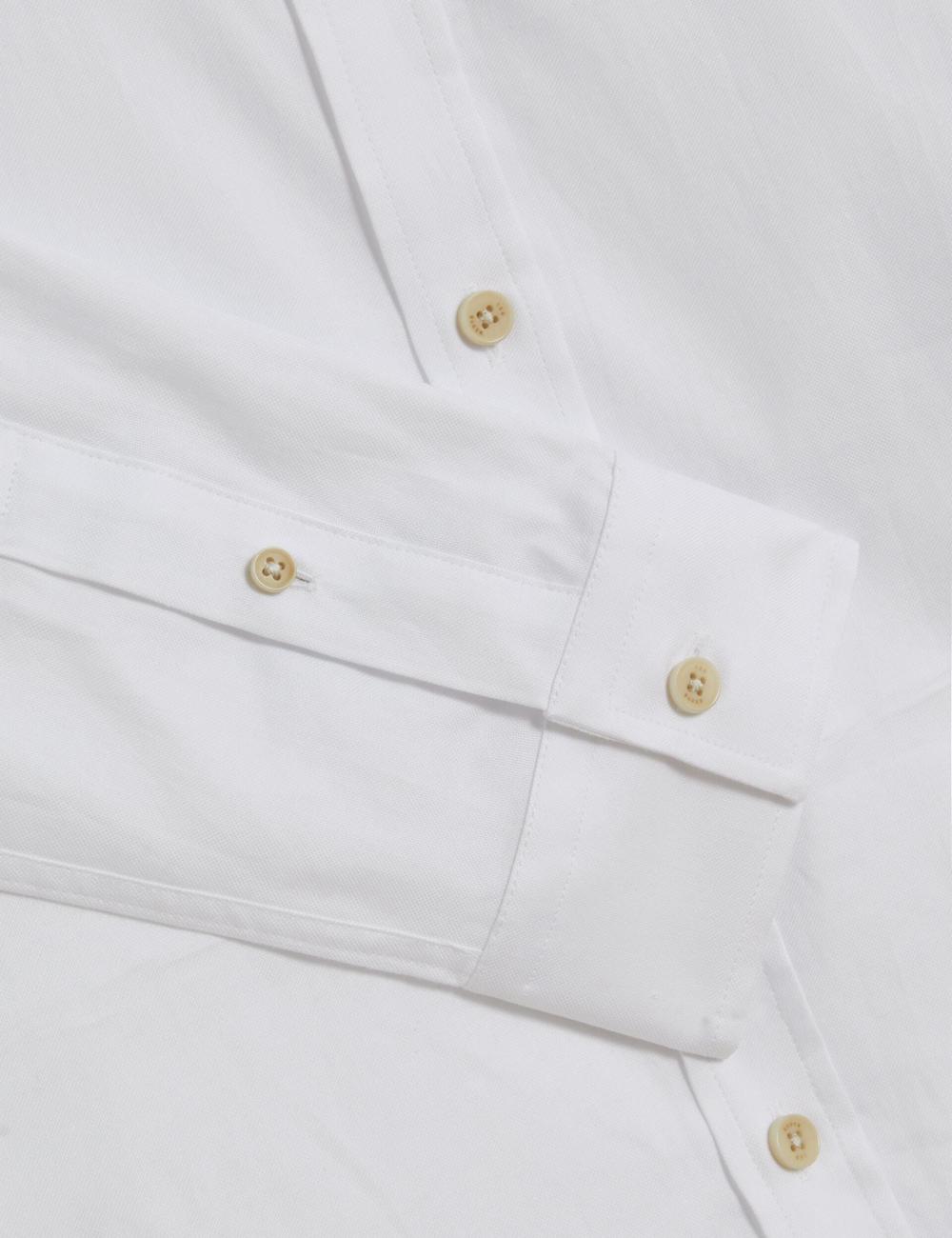Ted Baker ALLARDO - Regular Fit Cotton Oxford Men Casual Shirts White | UAE  60598-WVAC