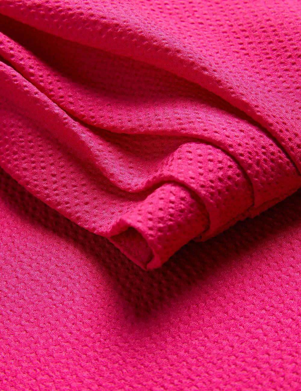 Ted Baker ANINI - Textured High Neck Sleeveless Top Women Blouses Fuchsia | UAE  28503-WAZJ