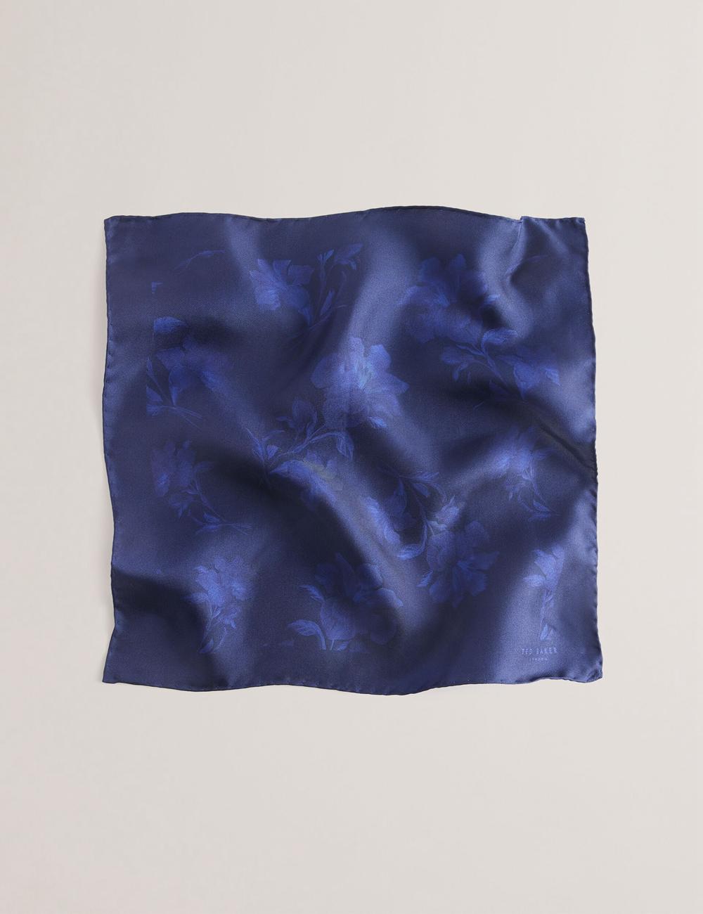 Ted Baker AUSTINS - Two Tone Floral Silk Pocket Men Pocket Squares Navy | UAE  37065-WOSX