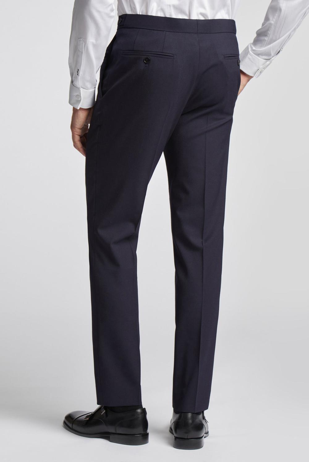 Ted Baker BREENTS - Slim Fit Navy Tuxedo Men Trousers Navy | UAE  76840-VZPL