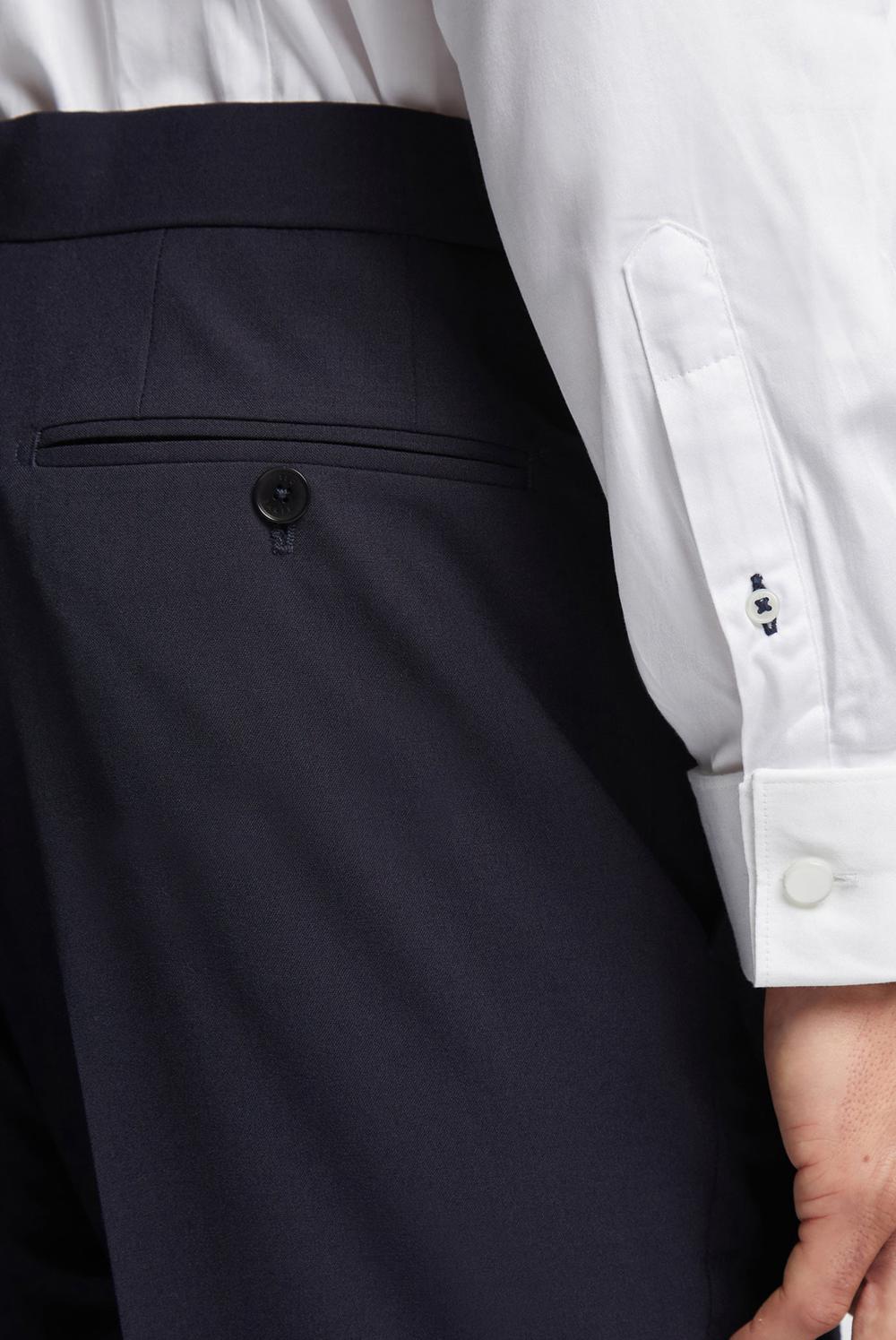 Ted Baker BREENTS - Slim Fit Navy Tuxedo Men Trousers Navy | UAE  76840-VZPL