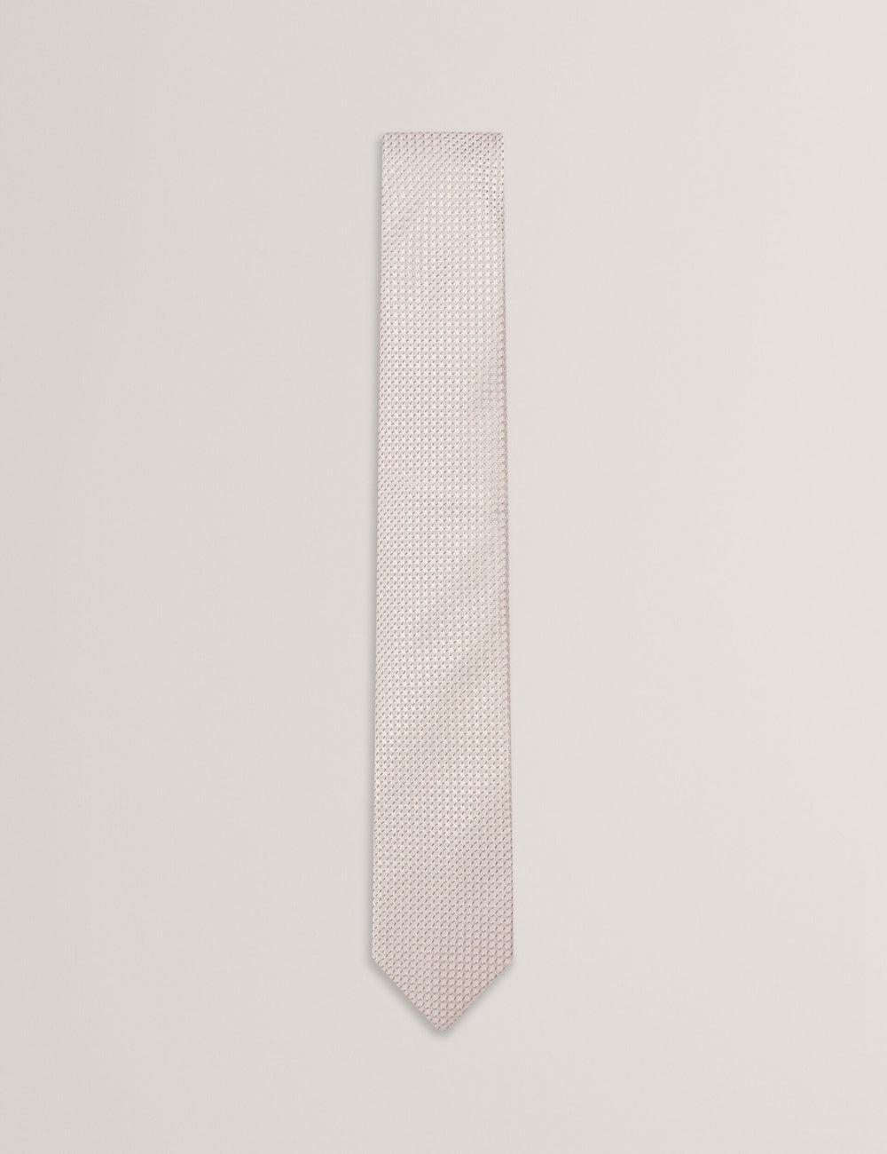 Ted Baker CANEDON - Textured Tonal Weave Silk Men Ties Stone | UAE  03297-ERXU