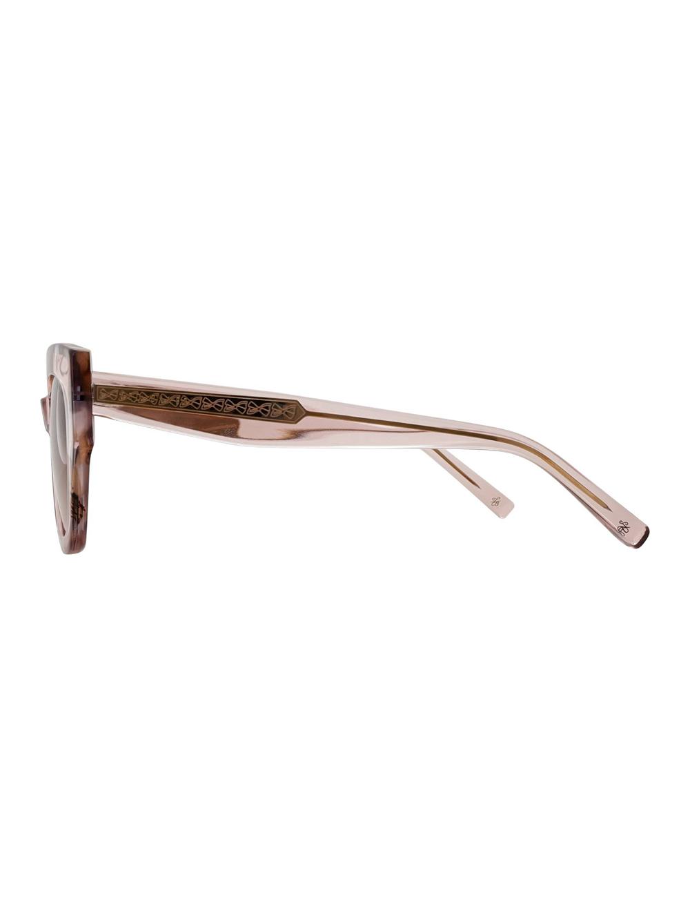 Ted Baker CORAL - Chunky Cat Eye Acetate Women Sunglasses Pink | UAE  09537-TDQJ