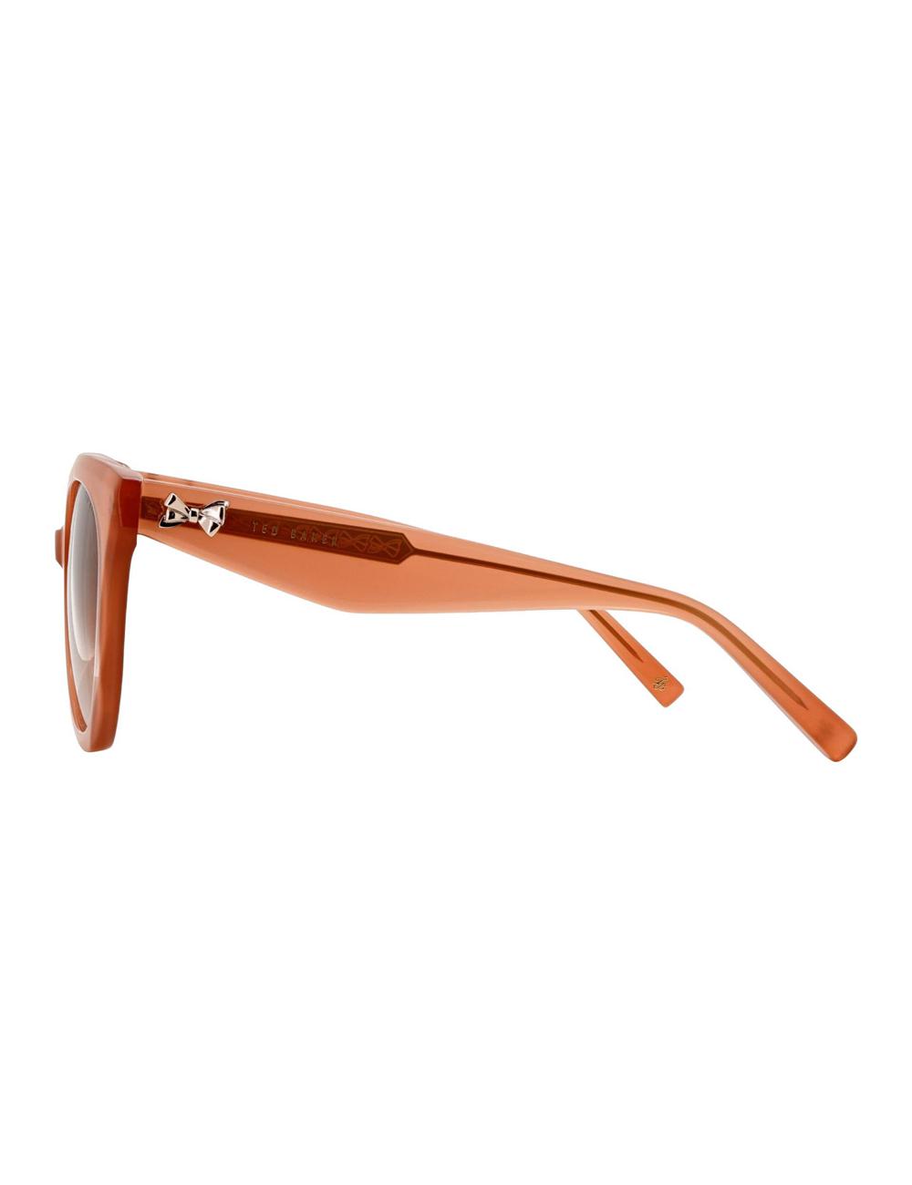 Ted Baker ELEN - Oversized Cat Eye Bow Detail Women Sunglasses Rose Pink | UAE  97824-PQZB
