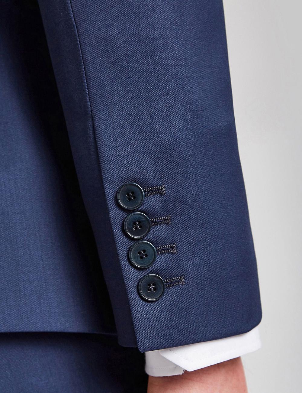Ted Baker FINLAYJS - Twill Wool Slim Fit Suit Men Jackets Blue | UAE  50367-UVKF