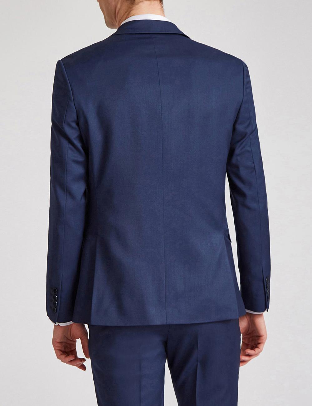 Ted Baker FINLAYJS - Twill Wool Slim Fit Suit Men Jackets Blue | UAE  50367-UVKF