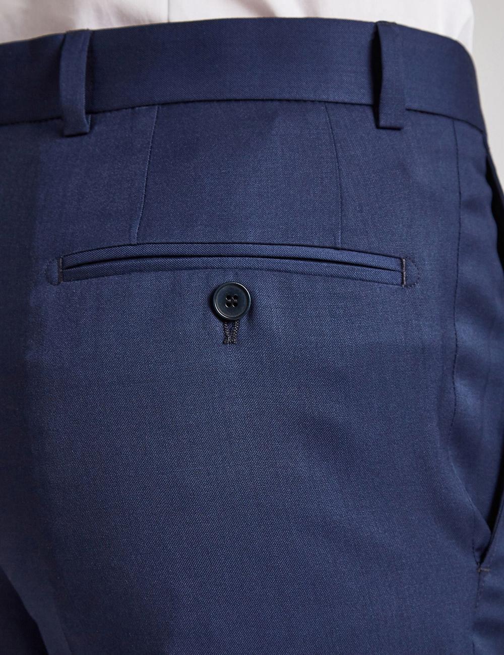 Ted Baker FINLAYTS - Twill Wool Slim Fit Suit Men Trousers Blue | UAE  43075-ZPCK