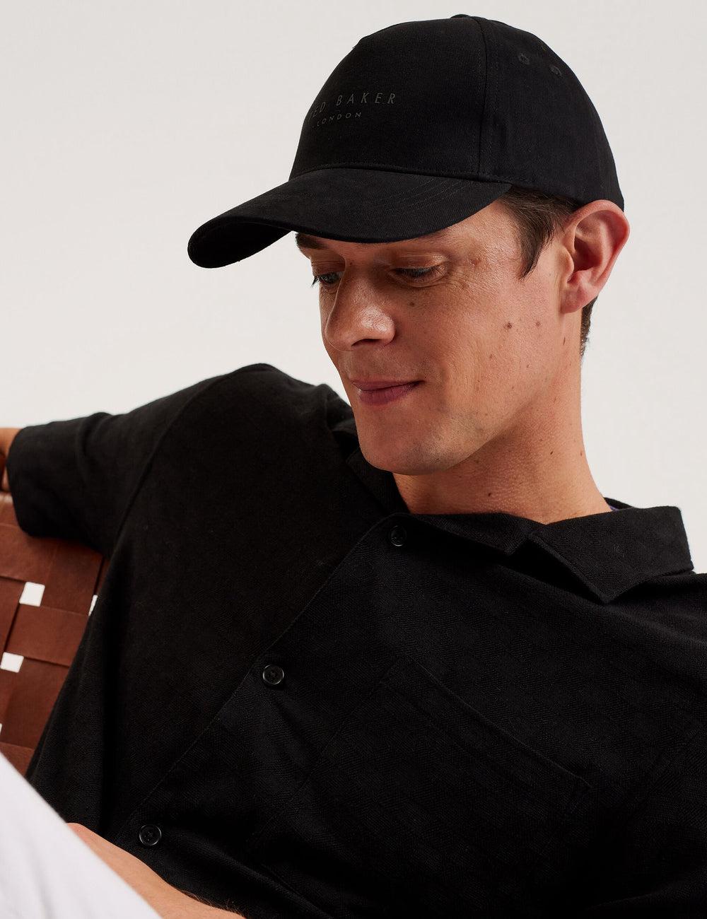 Ted Baker FREDDS – Branded Men Baseball Caps Black | UAE  09741-LPYU