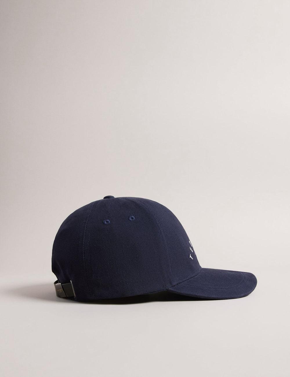 Ted Baker FRREDDI - Embroidered Logo Canvas Men Baseball Caps Navy | UAE  78391-VXOS