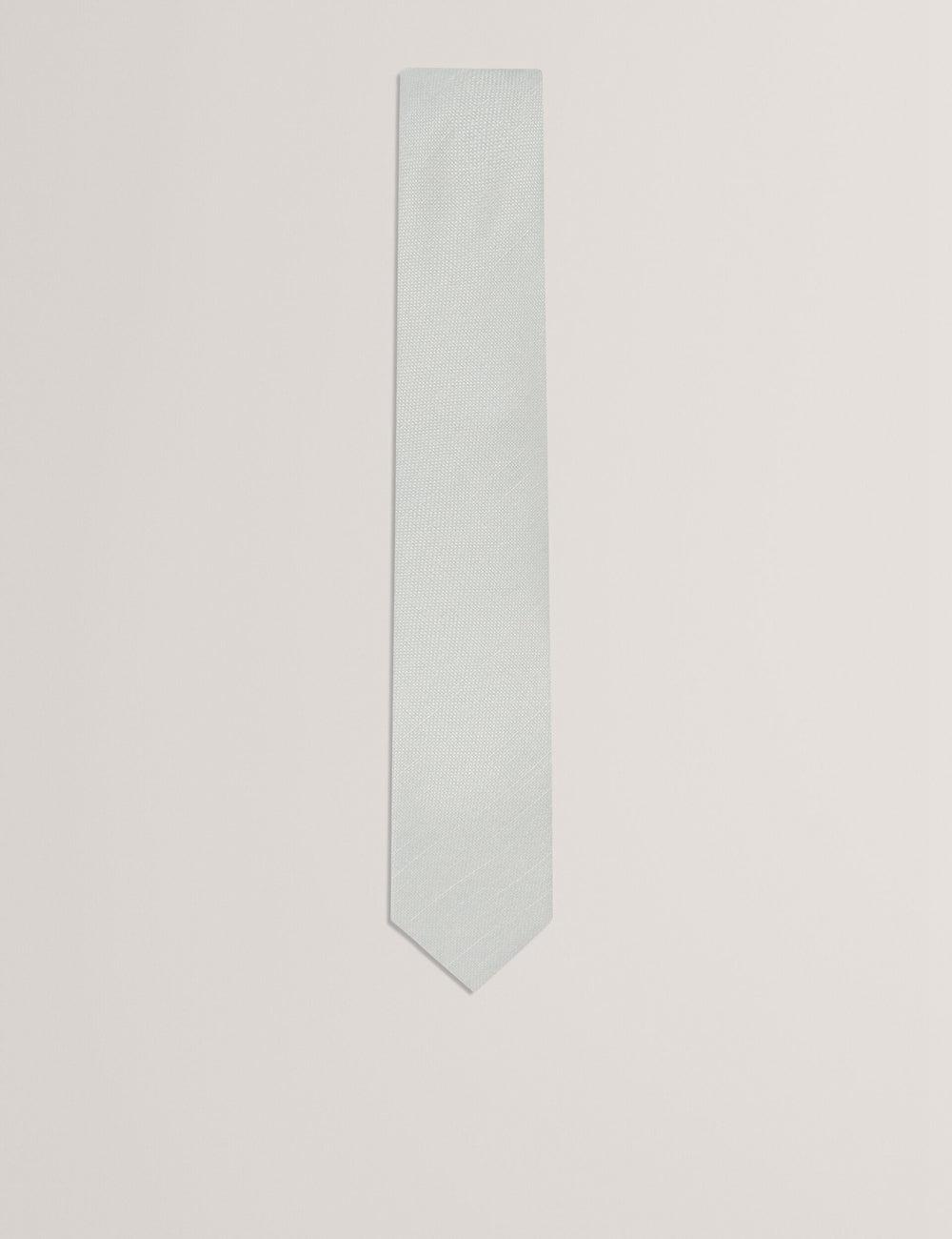 Ted Baker HAWKWEL - Linen Blend Woven Texture Men Ties Lt-Green | UAE  83751-UCNP