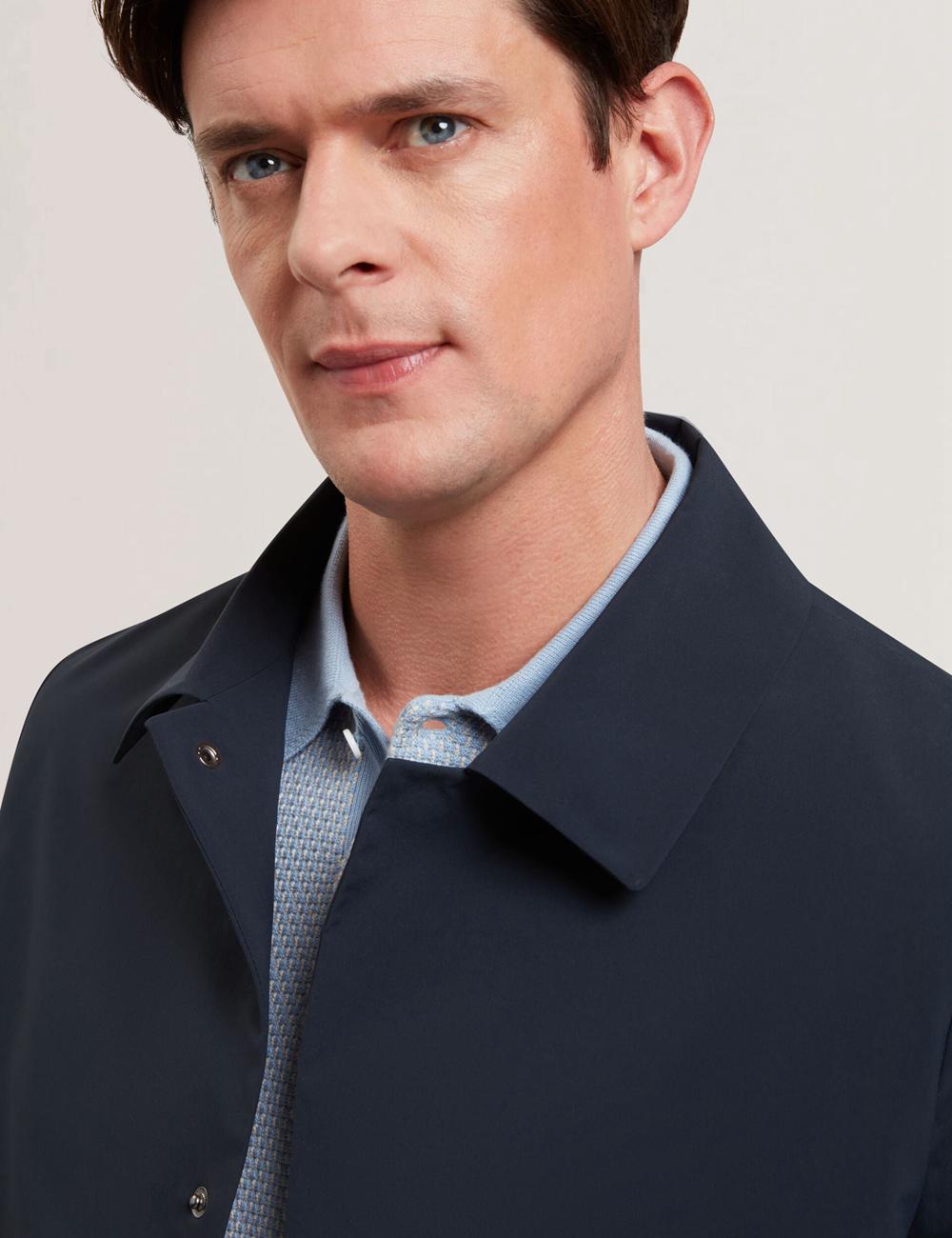 Ted Baker HUMMELS - Lightweight Short City Mac Men Jackets Navy | UAE  68204-EQTV