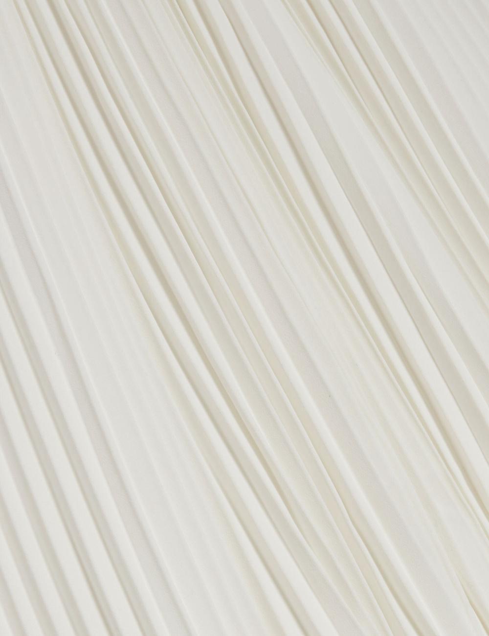 Ted Baker JAMAYA - High Halter Neck Pleated Sleeveless Women Tops Ivory | UAE  84913-IRDG