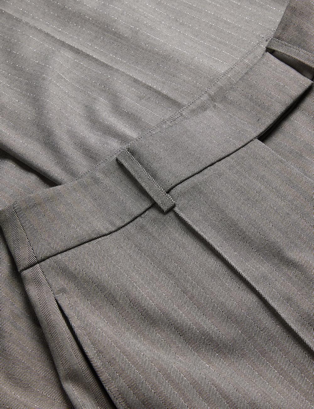 Ted Baker KOAT - Herringbone Wide Leg Tailored Women Trousers Dk-Grey | UAE  95601-AQCW
