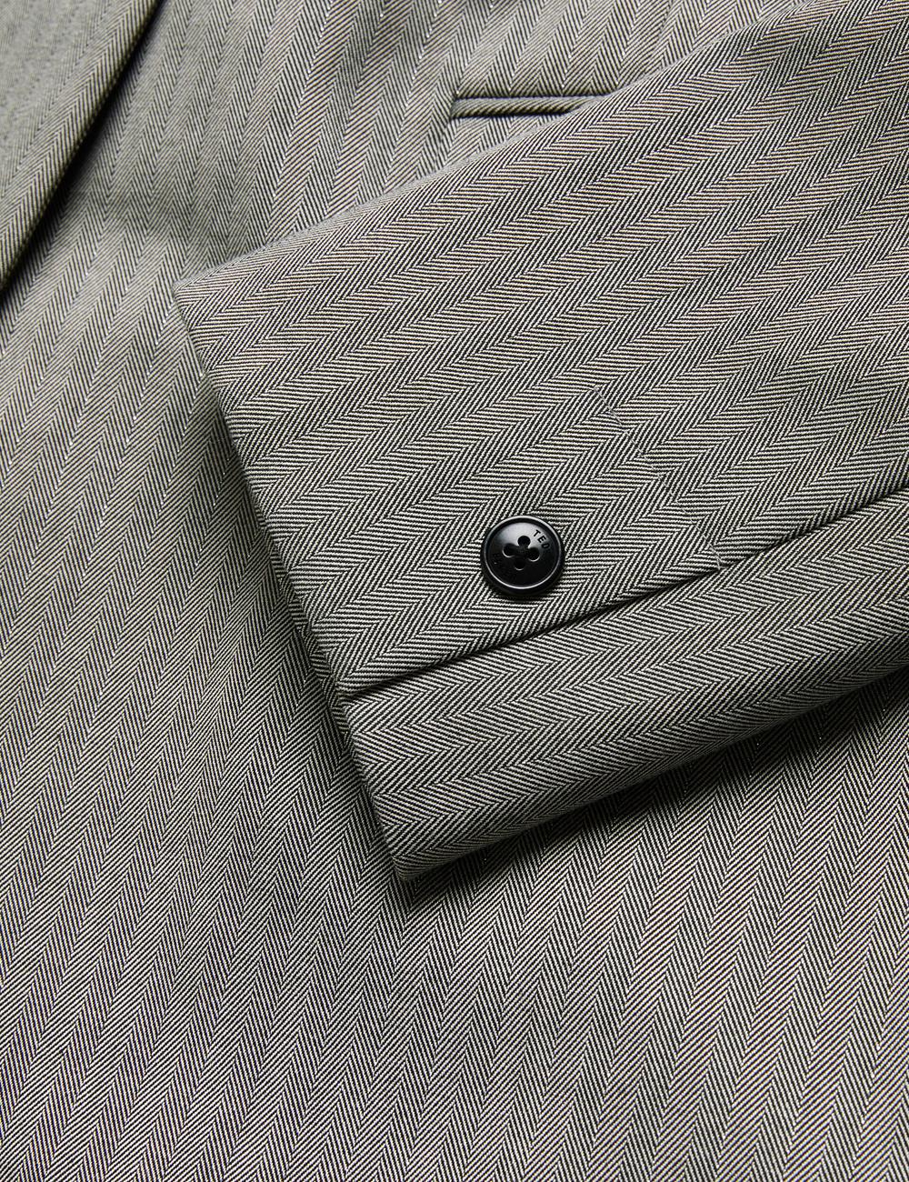 Ted Baker KOA - Oversized Herringbone Single Breasted Women Blazers Dk-Grey | UAE  85214-ZGKB