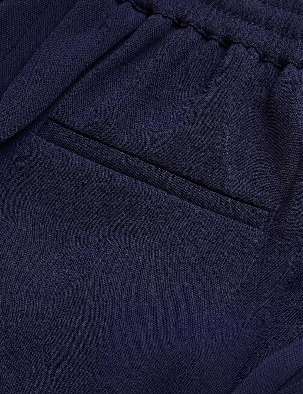 Ted Baker LILIAAH - Wide Leg Tailored Women Joggers Navy | UAE  58324-VBAT