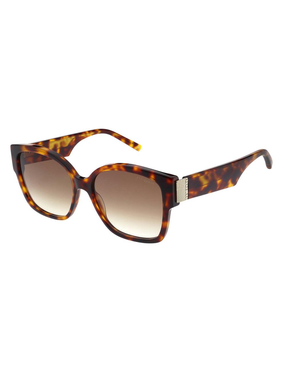 Ted Baker LINIA - Oversized Square Hardware Detail Women Sunglasses Brown | UAE  01792-PALJ