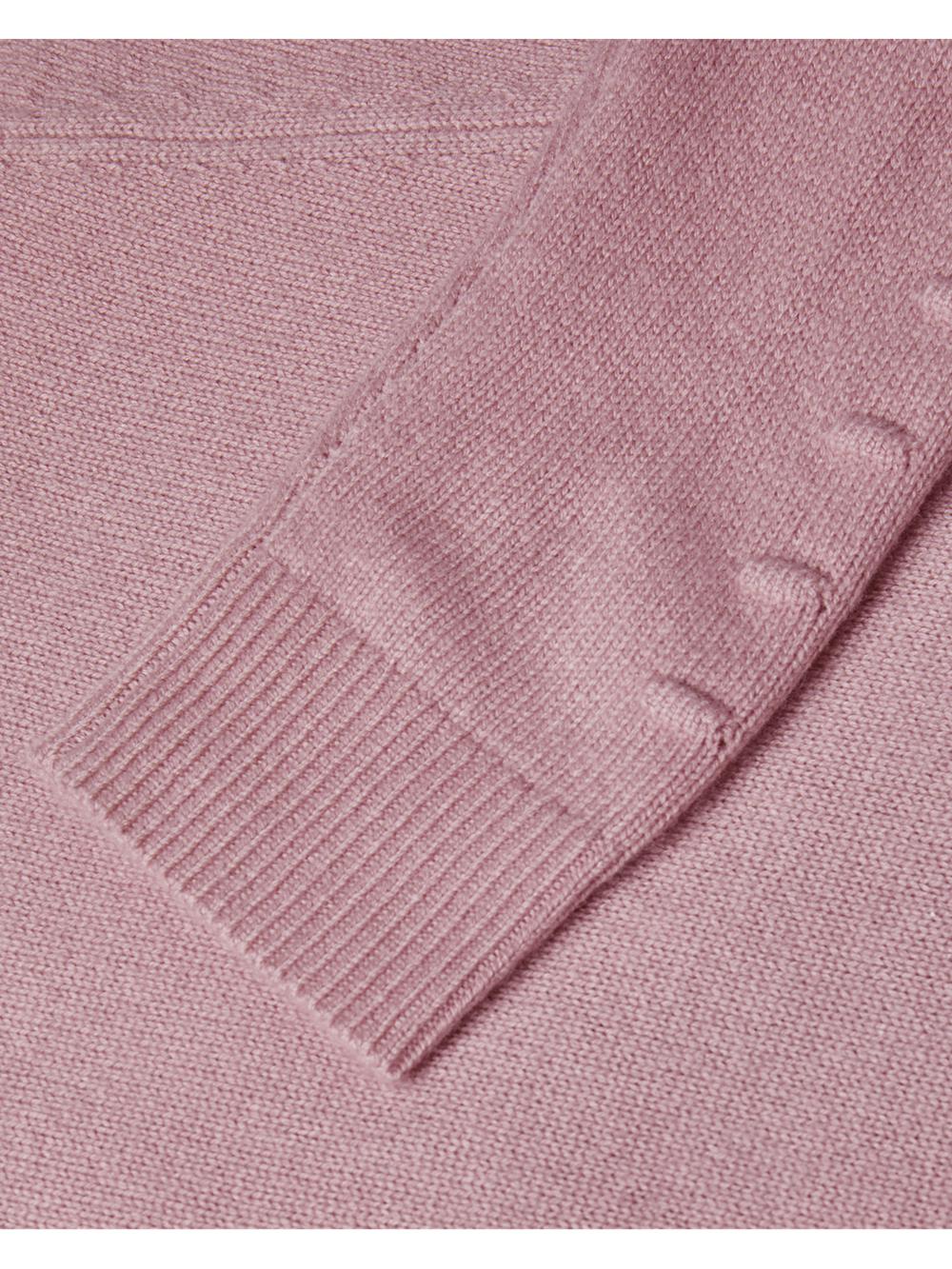 Ted Baker LISSIAH - Bobble Detail Shirt Hem Knitted Women Jumpers Dusky-Pink | UAE  42078-QHDU