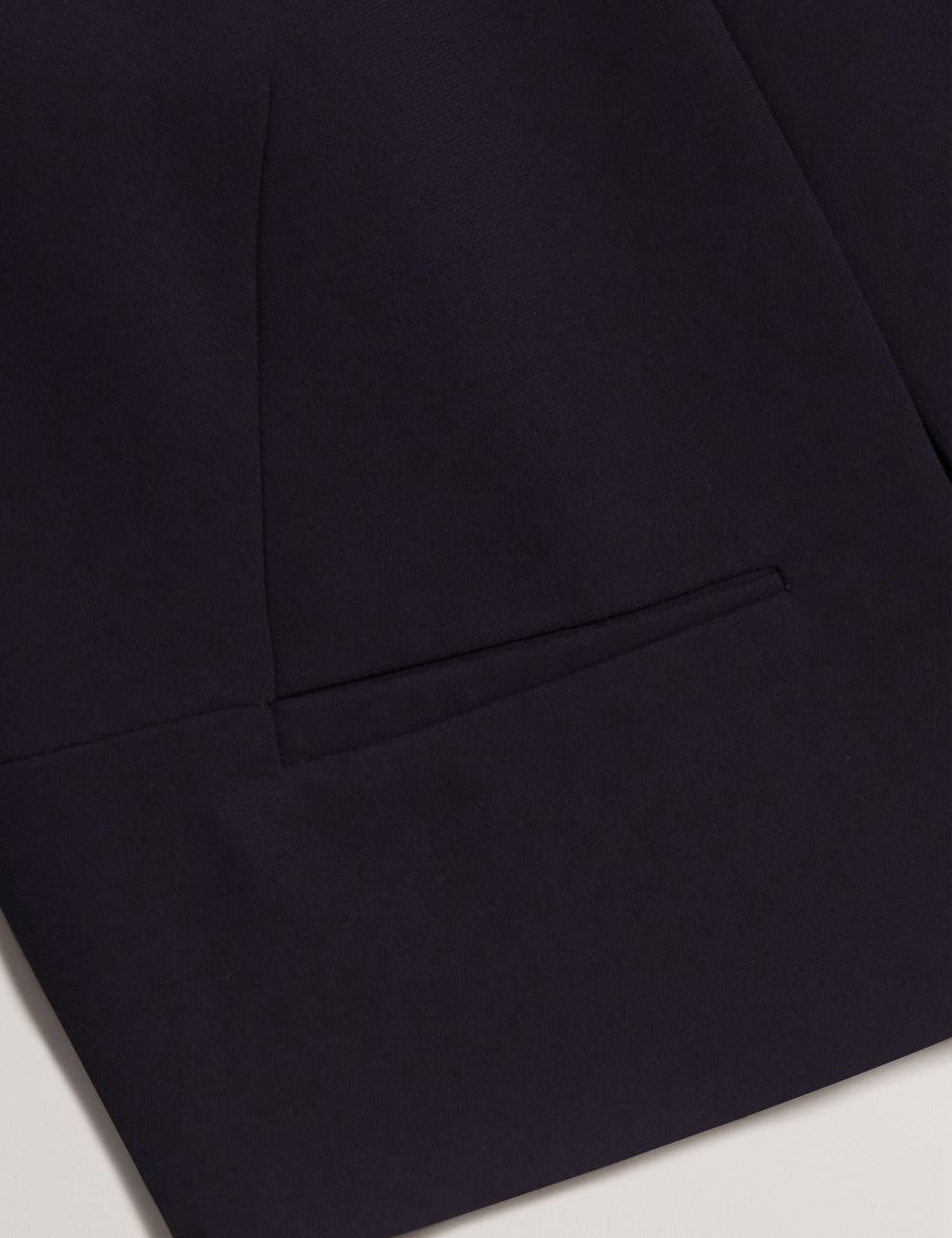 Ted Baker MANABJL - Tailored Round Neck Cropped Open Women Jackets Navy | UAE  63701-OEQL