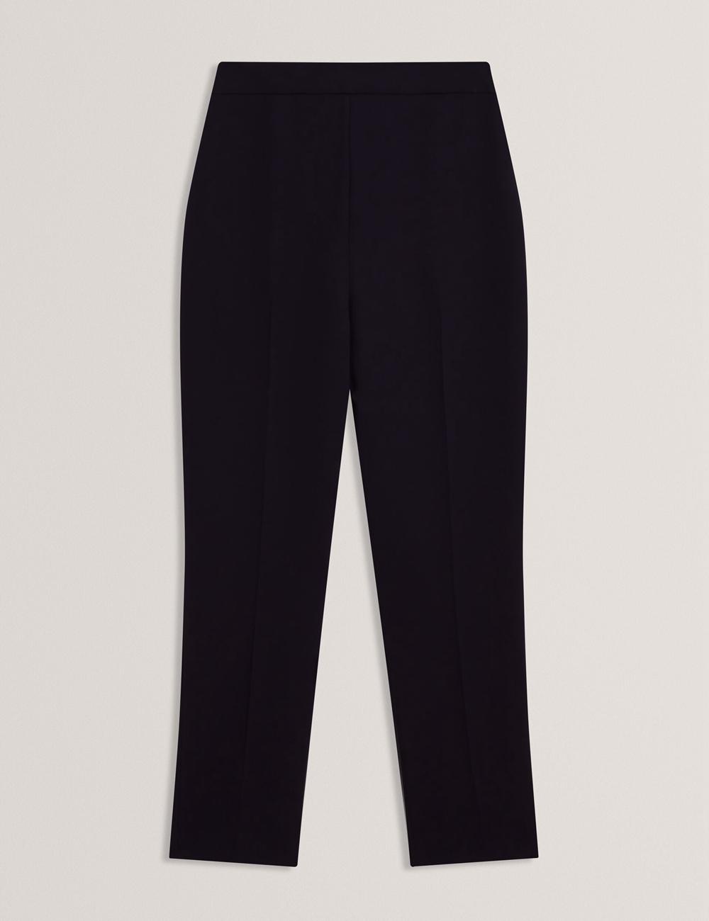 Ted Baker MANABTL - High Waist Tapered Leg Tailored Women Trousers Navy | UAE  91803-VKDI