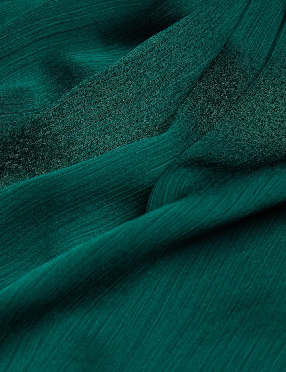Ted Baker MISRINA - Drape Neck Detail Satin Top Women Jumpers Dk-Green | UAE  75904-ESIT