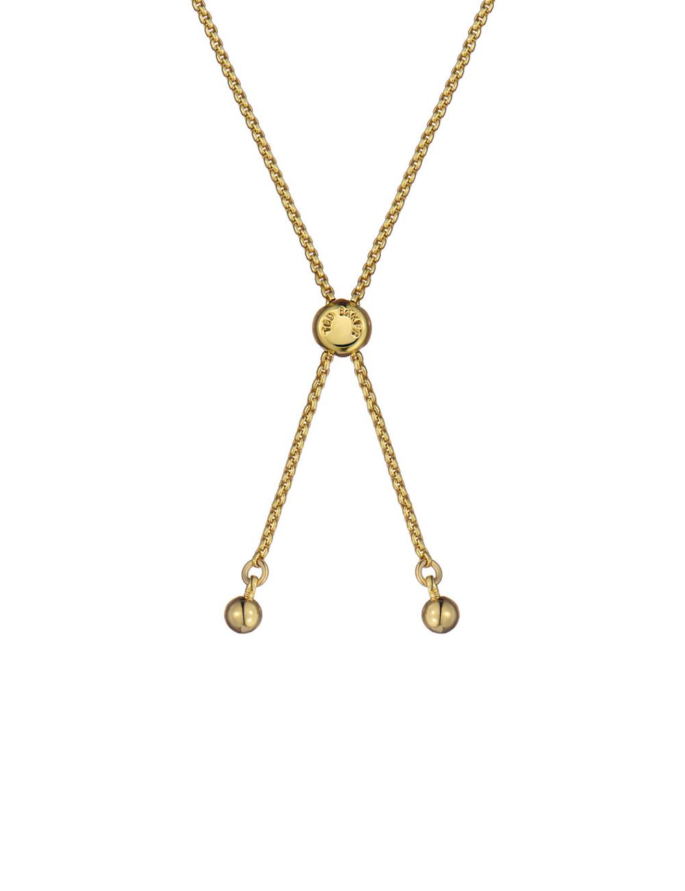 Ted Baker MONELLE - Monogram Logo Coin Adjustable Women Bracelets Gold | UAE  79853-DJNT