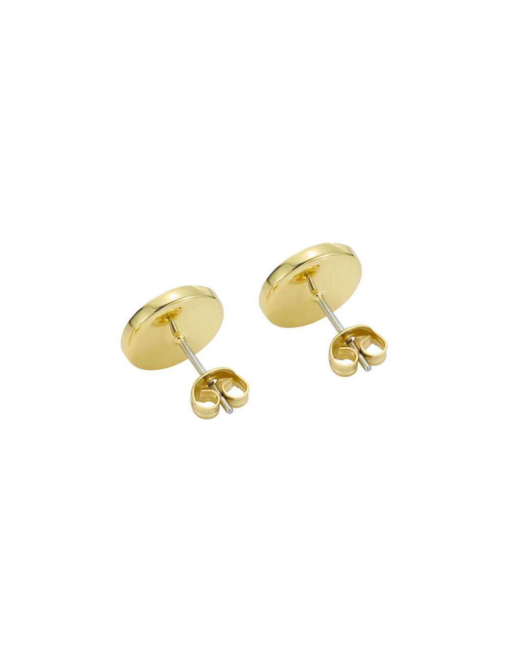 Ted Baker MONLIA - Monogram Logo Stud Women Earrings Gold | UAE  07859-GTJQ