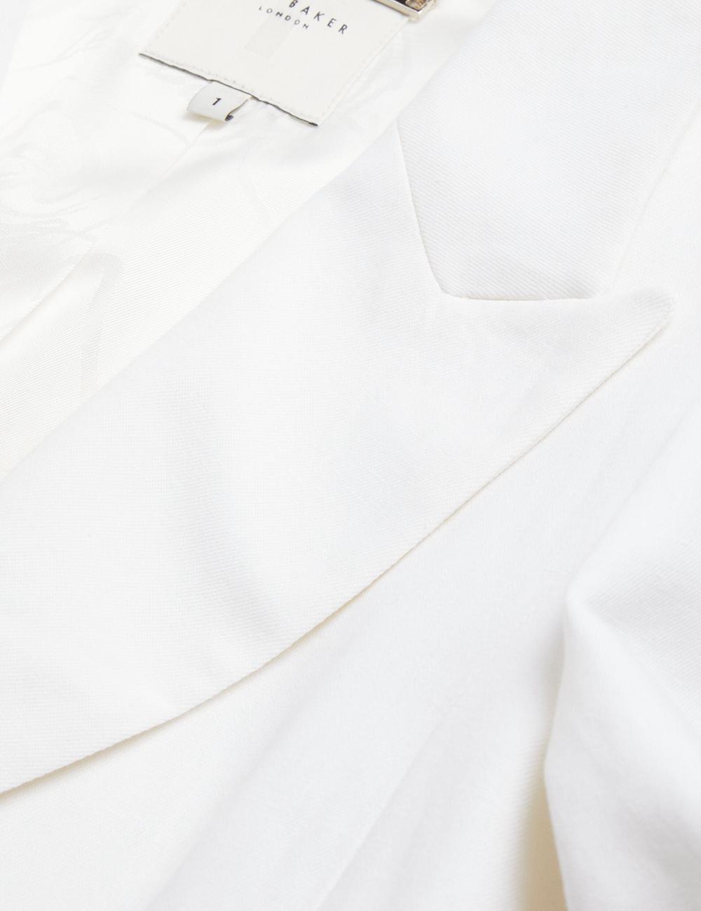 Ted Baker MUSUB - Tailored with Faux Pockets Women Blazers White | UAE  97815-OEHS