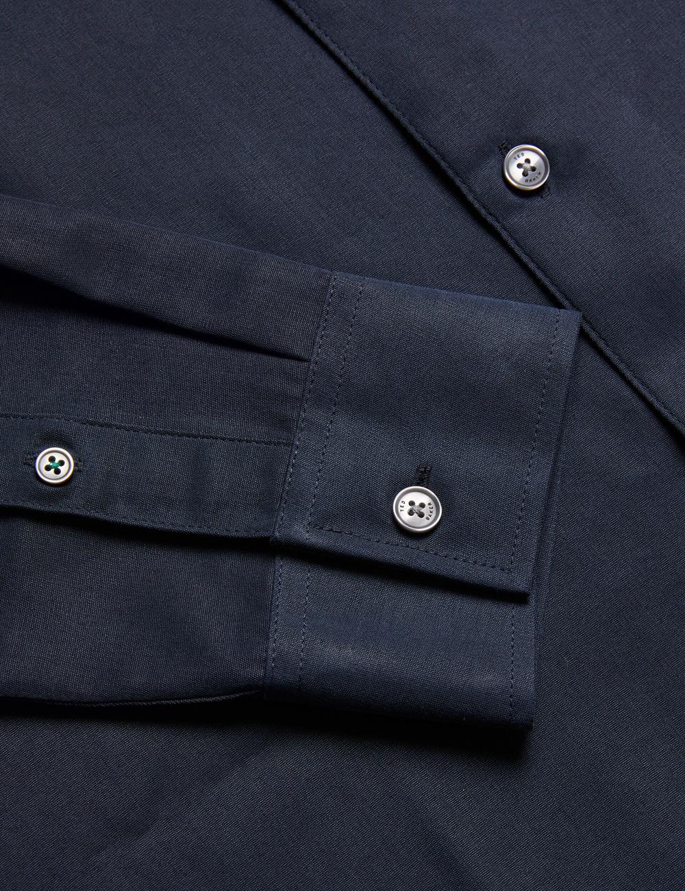 Ted Baker NESSMEN - Embroidered Detail Relaxed Fit Men Casual Shirts Navy | UAE  91460-RFQN