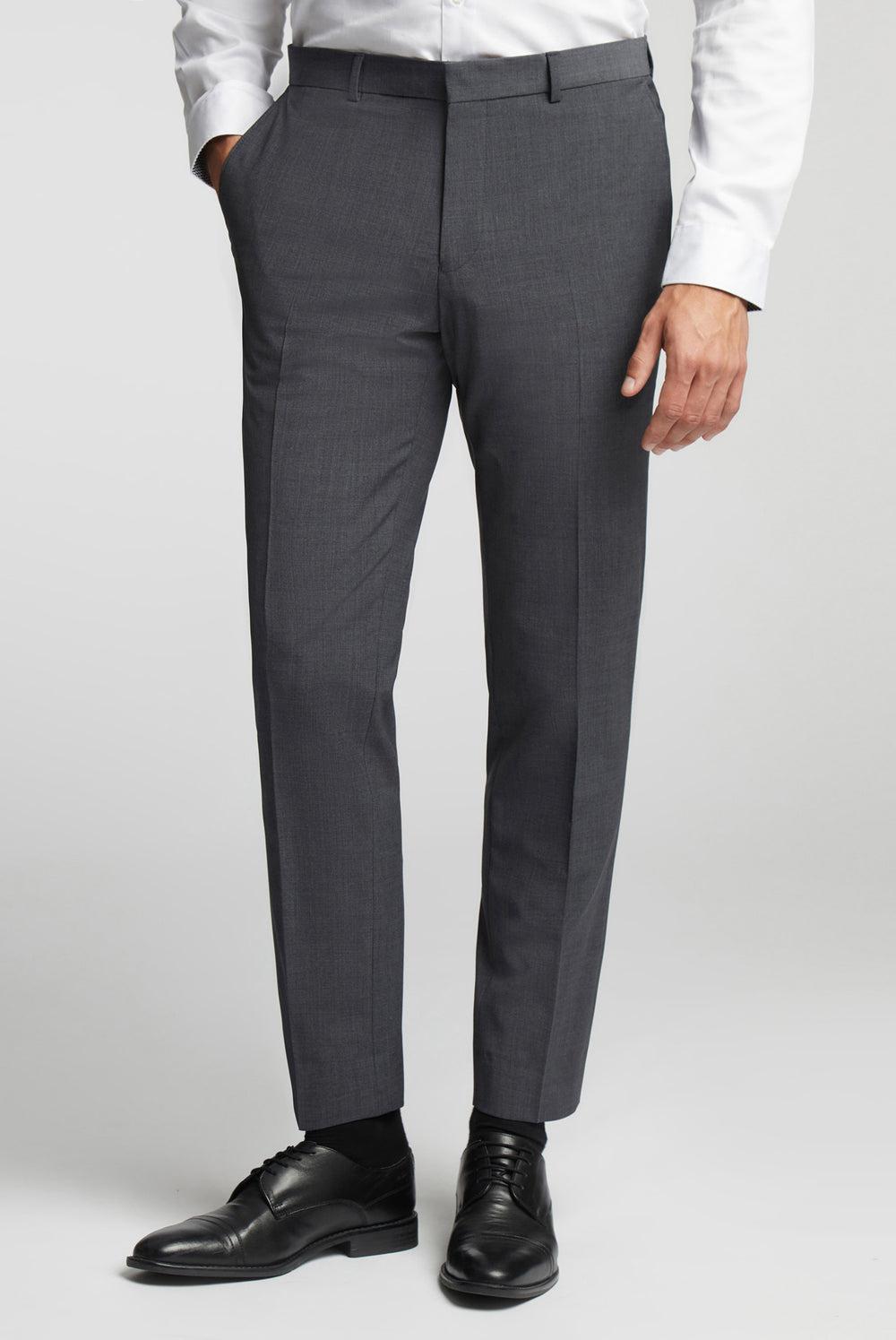 Ted Baker PANAMA - Wool Blend Slim Fit Suit Men Trousers Charcoal | UAE  68402-YFBL