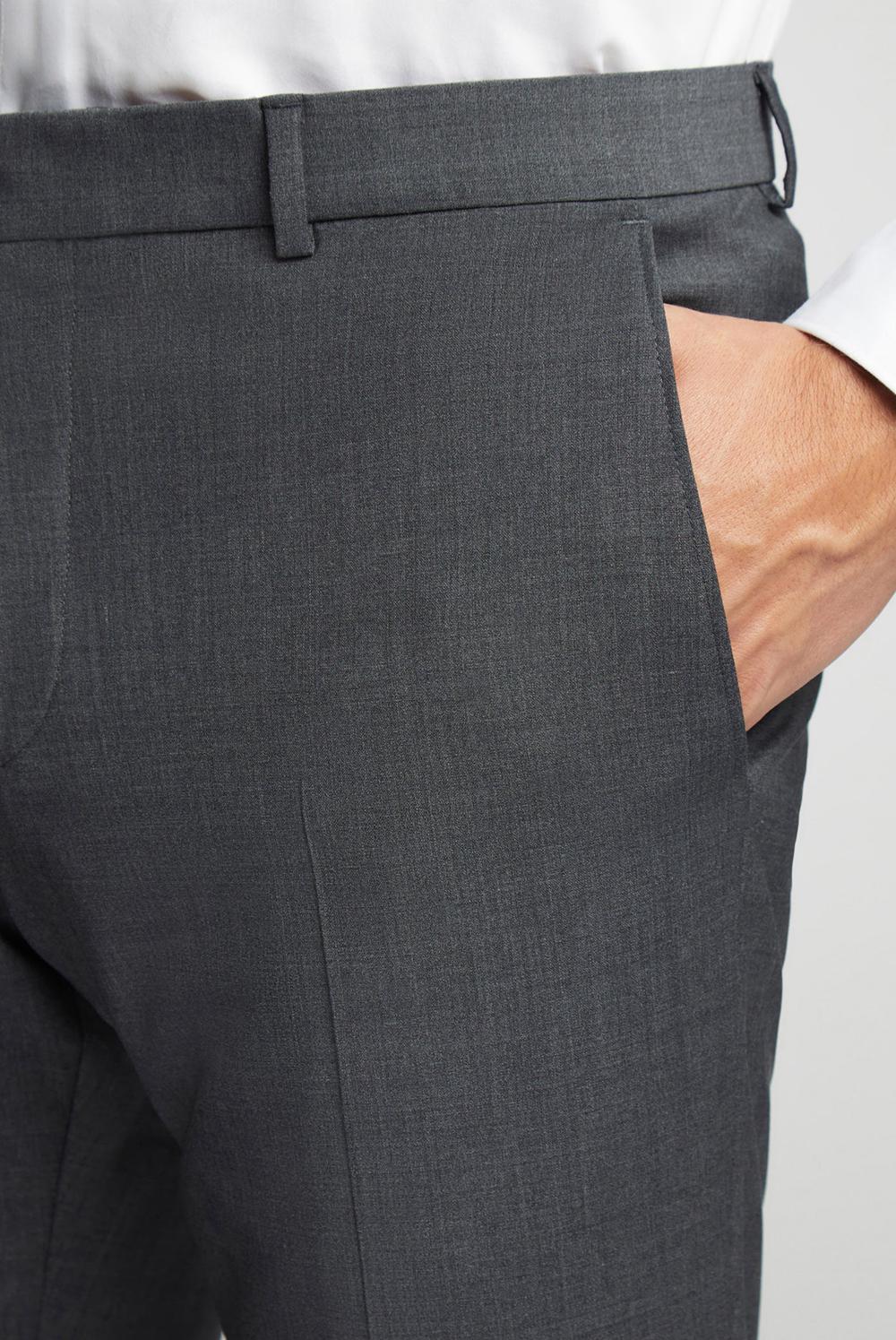 Ted Baker PANAMA - Wool Blend Slim Fit Suit Men Trousers Charcoal | UAE  68402-YFBL