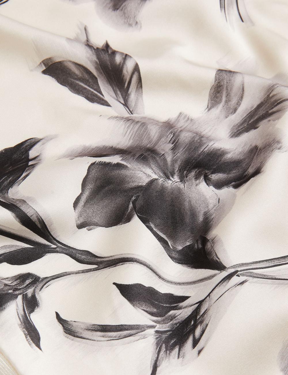 Ted Baker PERLOMA - Printed Woven Front Knitted Women Tank Tops Ivory | UAE  71628-WRNV