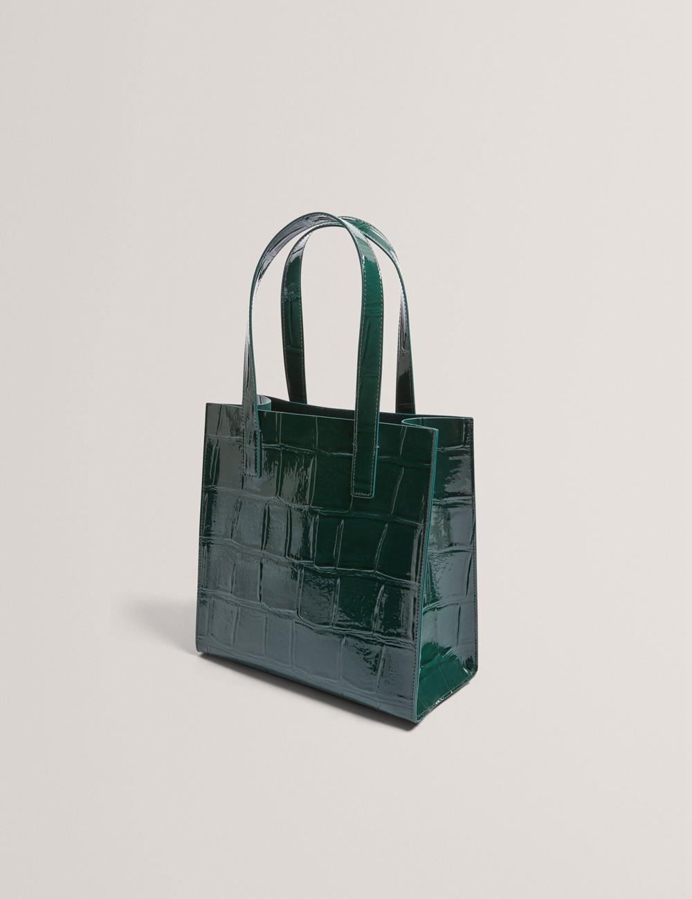 Ted Baker REPTCON - Croc Effect Small Women Tote Bags Mid-Green | UAE  87601-OKPA