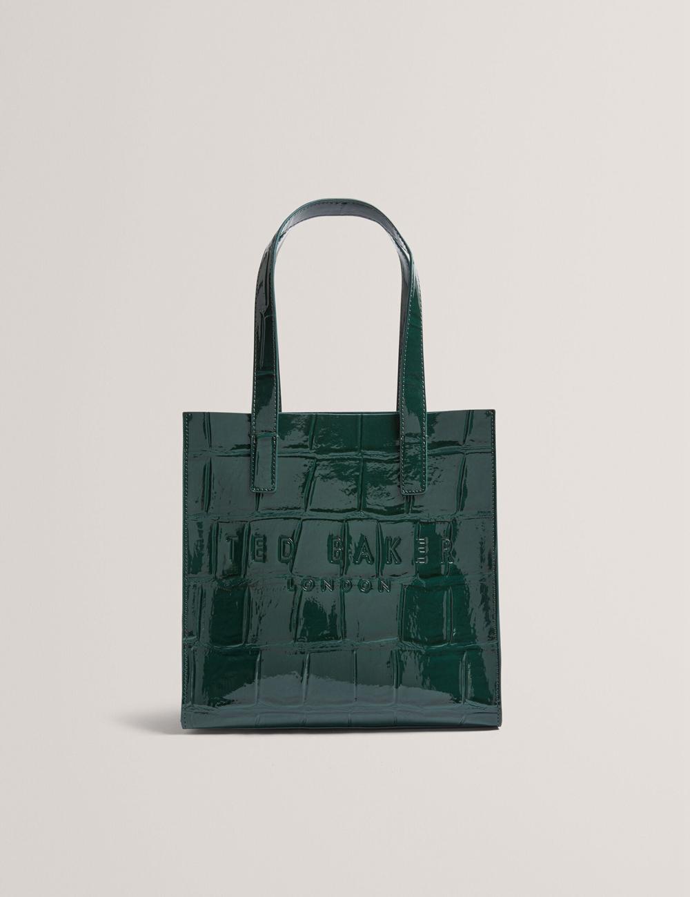 Ted Baker REPTCON - Croc Effect Small Women Tote Bags Mid-Green | UAE  87601-OKPA