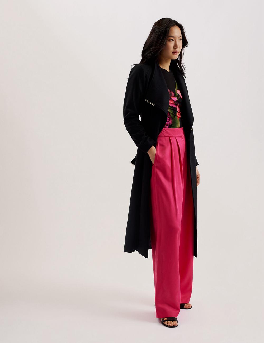 Ted Baker ROSELL Wool Women Wool Coats Black | UAE  57082-VJBG