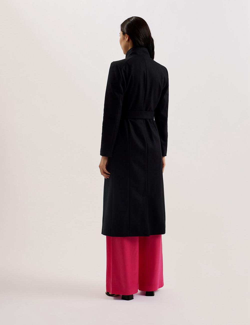 Ted Baker ROSELL Wool Women Wool Coats Black | UAE  57082-VJBG