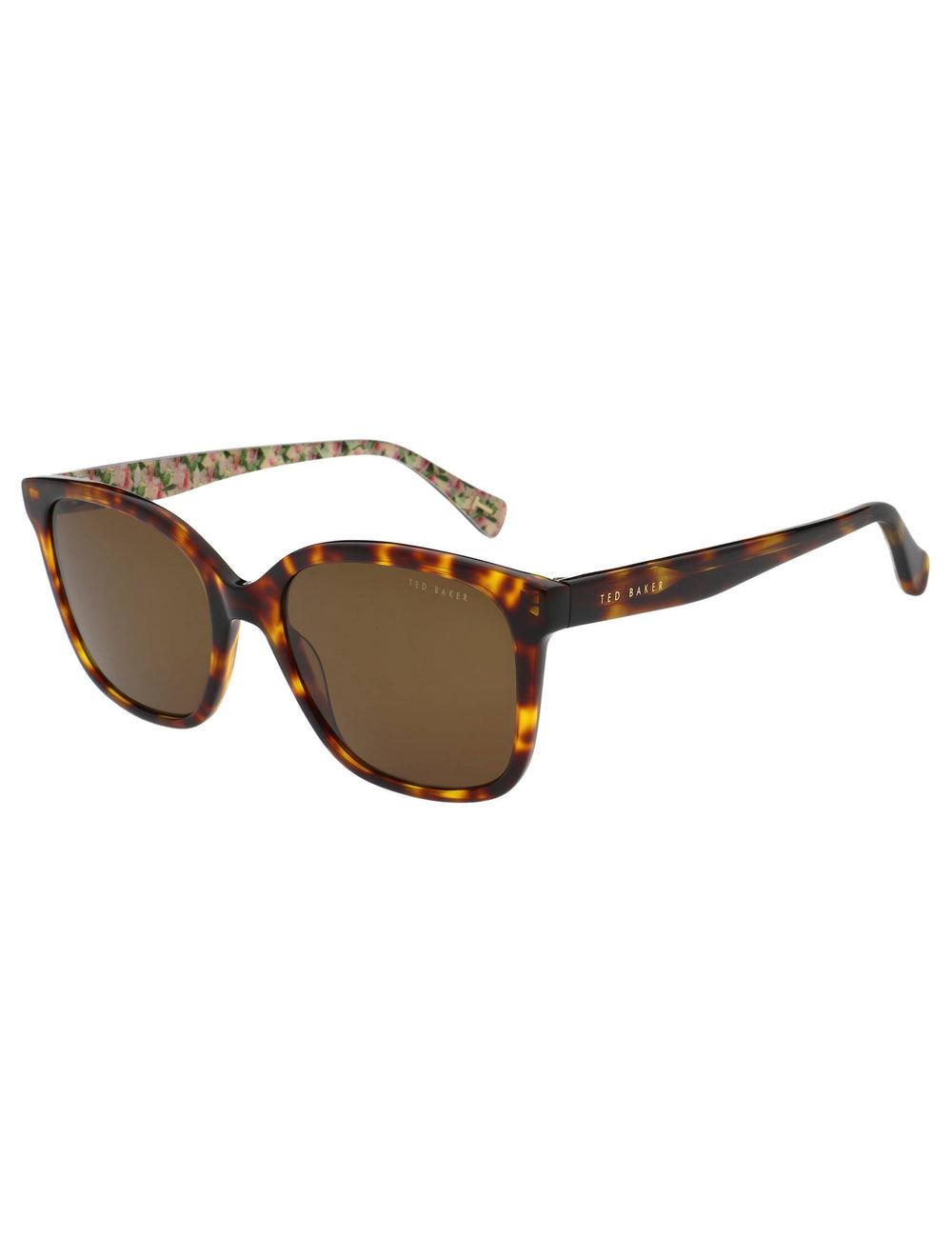 Ted Baker SHANEY - Classic Square Print Detail Women Sunglasses Brown | UAE  35194-EDYN