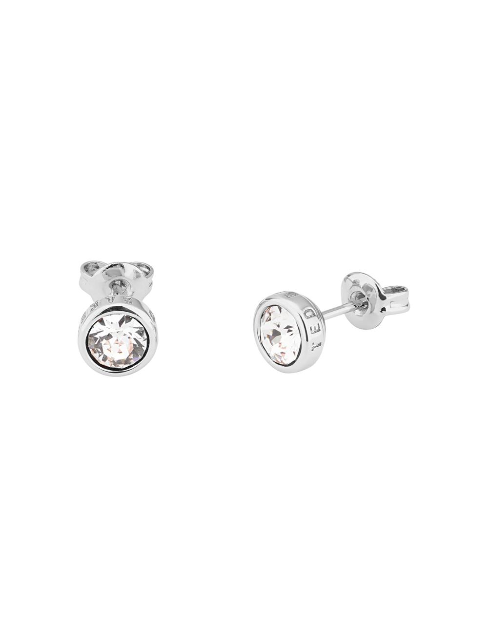 Ted Baker SINAA - Solitaire Crystal Stud Women Earrings Silver | UAE  41207-VKND