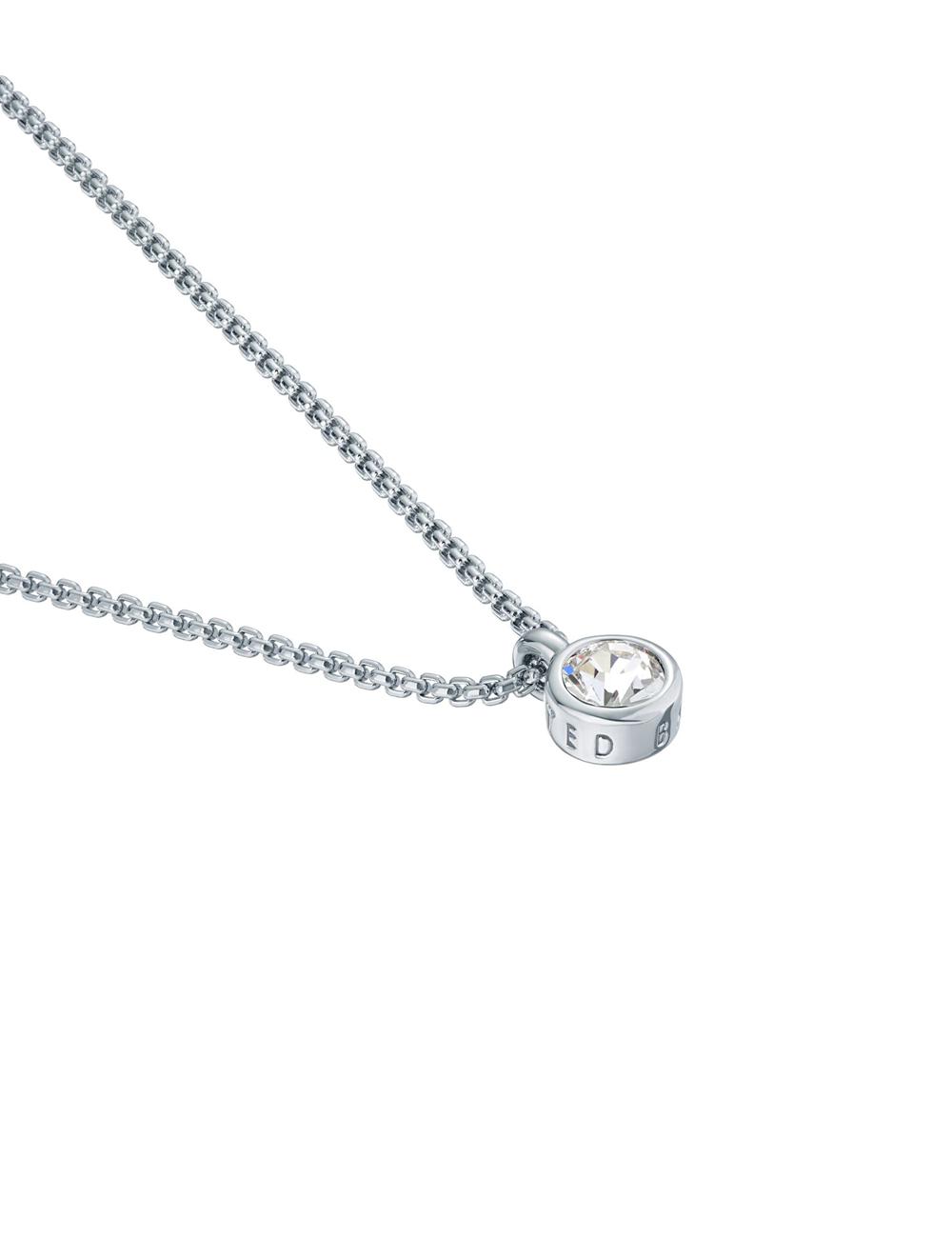 Ted Baker SININAA - Mini Crystal Pendant Women Necklaces Silver | UAE  30174-FNJR