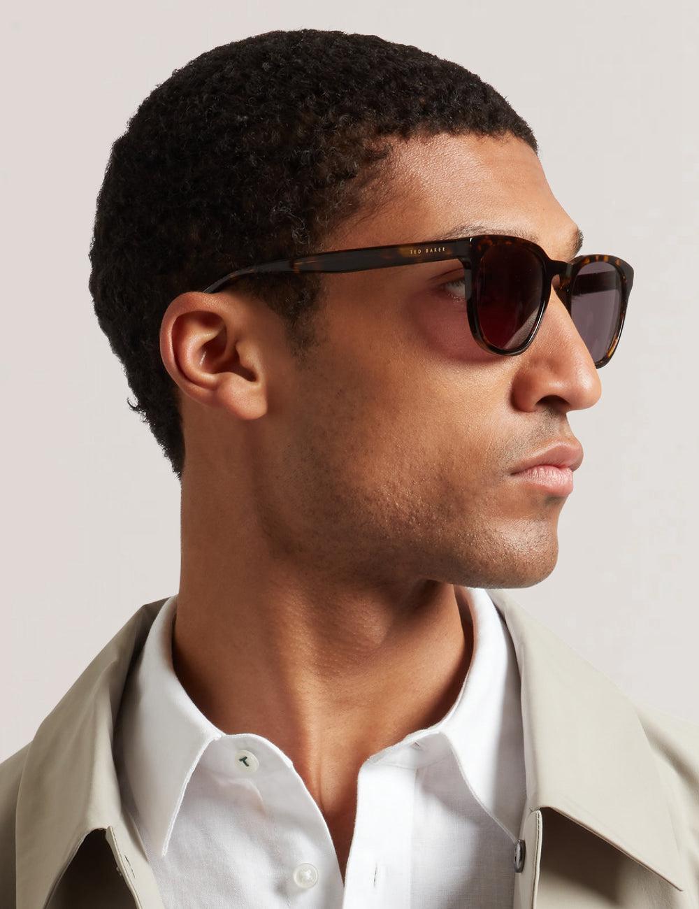 Ted Baker SORLEY - Classic Rounded Eye Men Sunglasses Tort | UAE  12384-VDHM