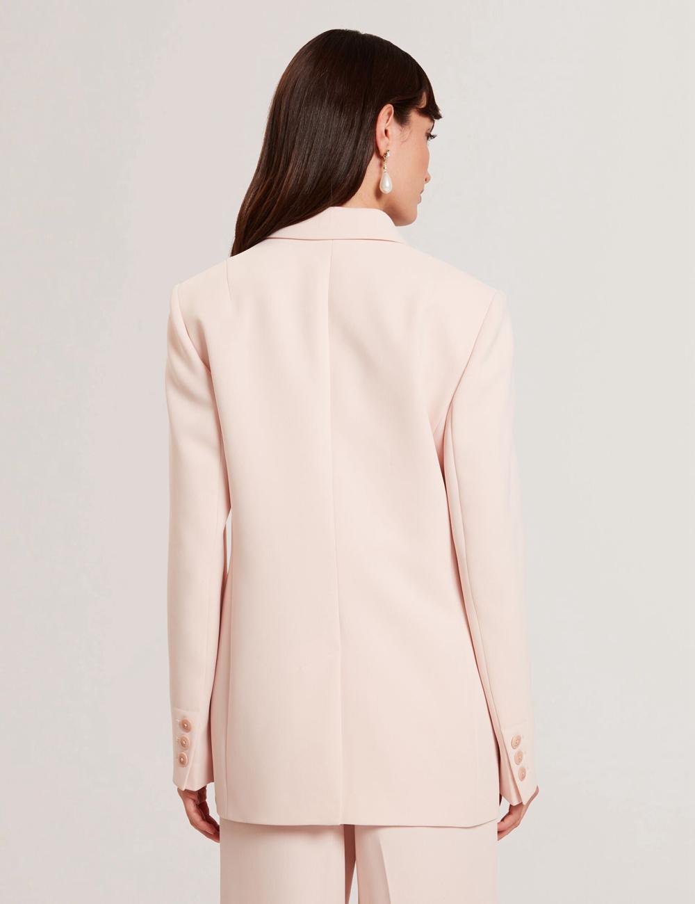 Ted Baker TRAGA - Tailored Double Breasted Woven Women Blazers Pink | UAE  76859-DPNG