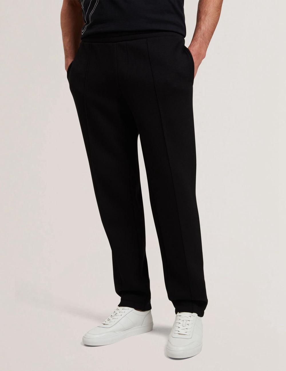 Ted Baker UAVER Slim Fit Neoprene Men Joggers Black | UAE  92803-FAIC
