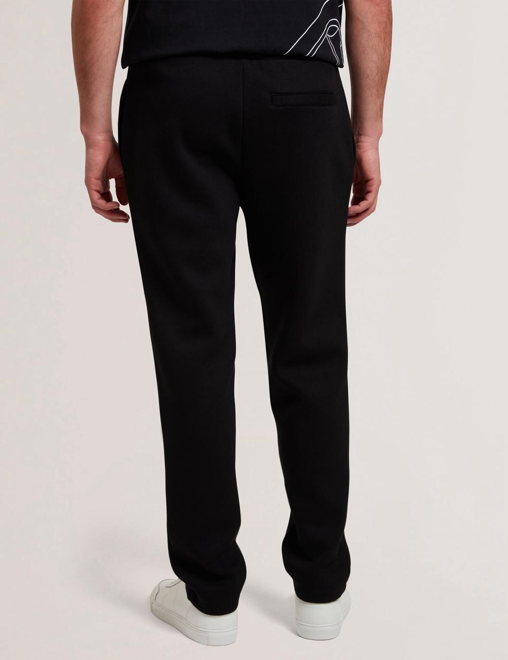 Ted Baker UAVER Slim Fit Neoprene Men Joggers Black | UAE  92803-FAIC