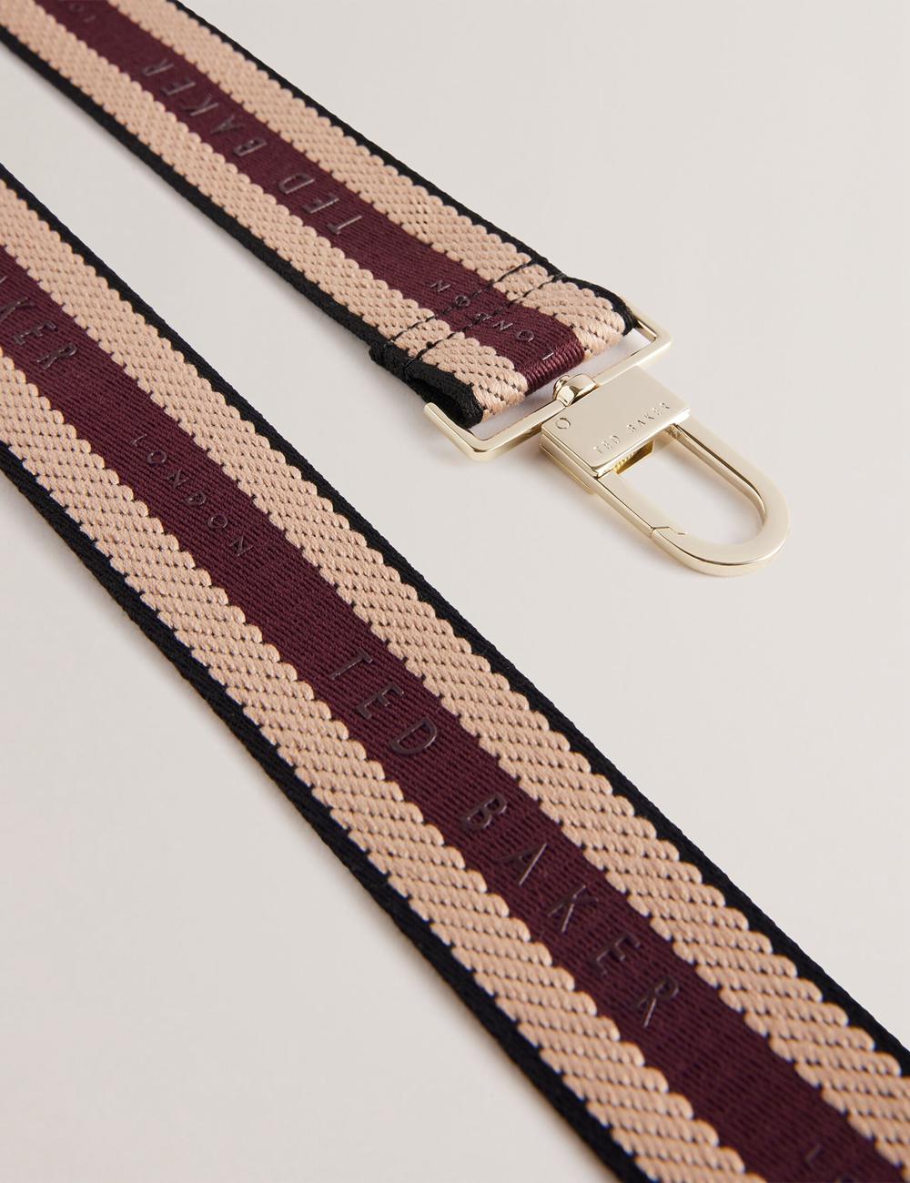 Ted Baker WEBBII - Branded Webbing Detachable Women Bag Straps Purple | UAE  69483-KJUO